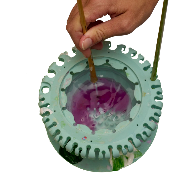 Collapsibowl™ - Portable Pallet, Brush Cleaner and Organizer