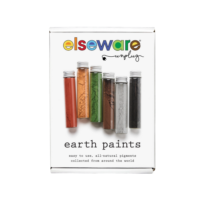 Earth Paint Set - Natural Mineral Pigment - 6 Vibrant Colors