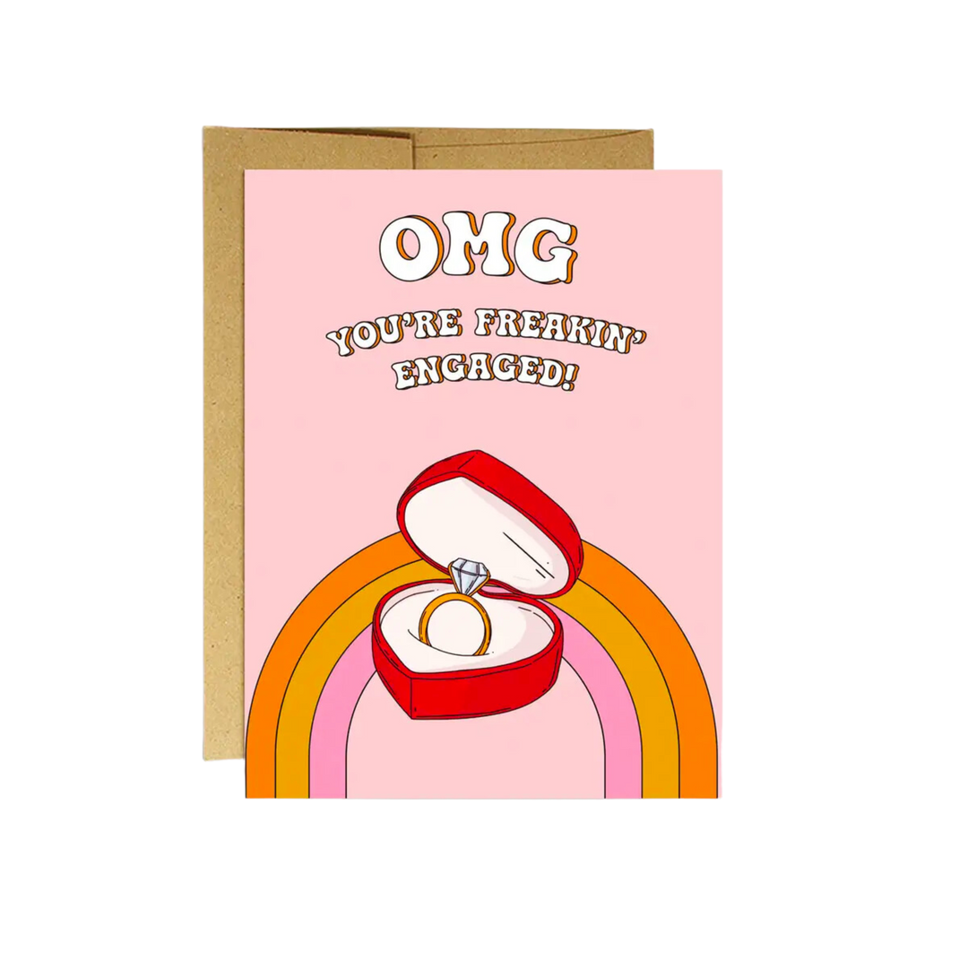 Freakin' Engaged | Engagement Card