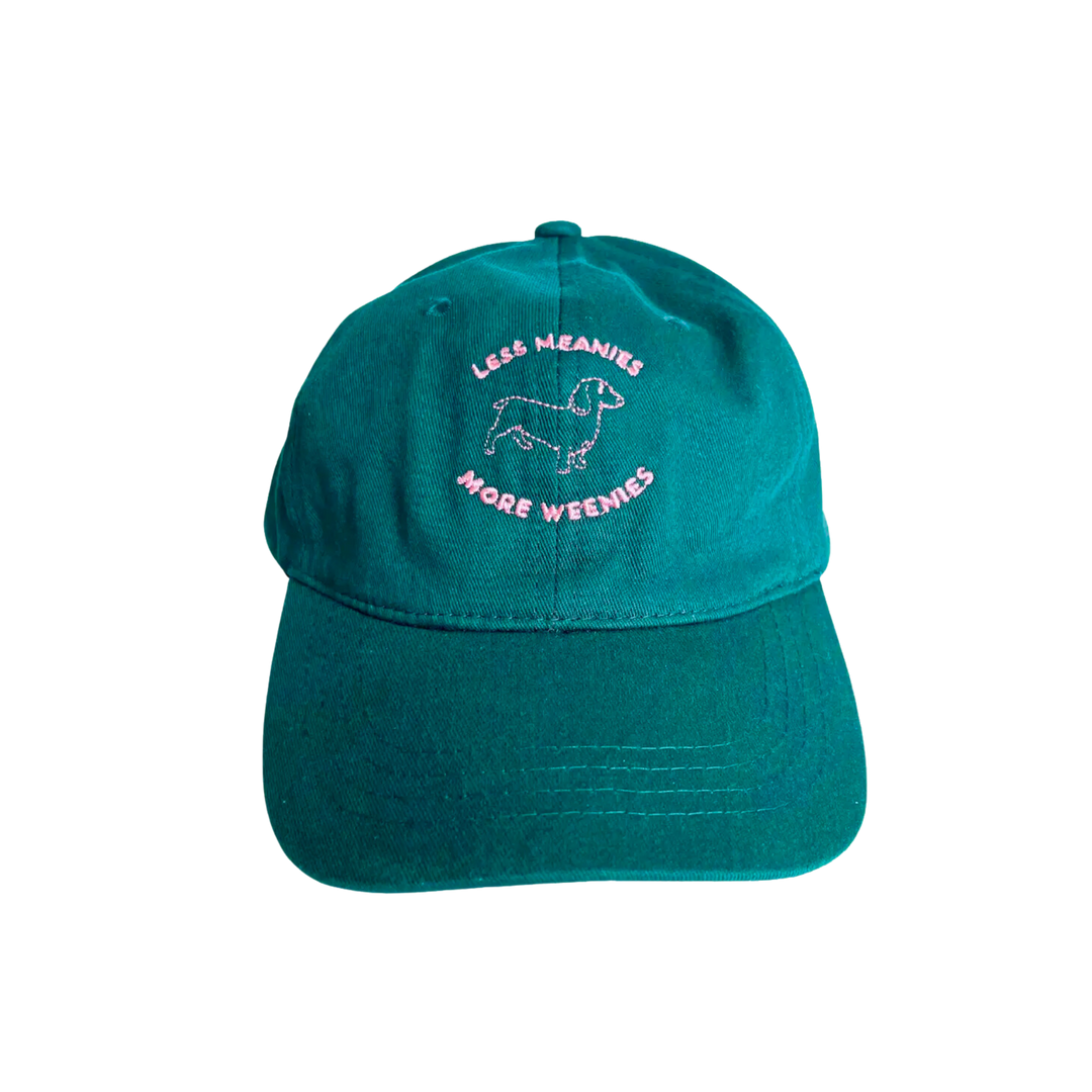 Less Meanies, More Weenies Baseball Dad Hat