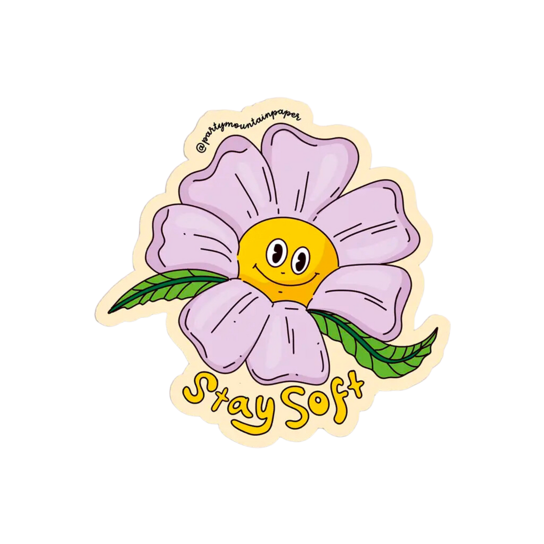 Stay Soft Sticker