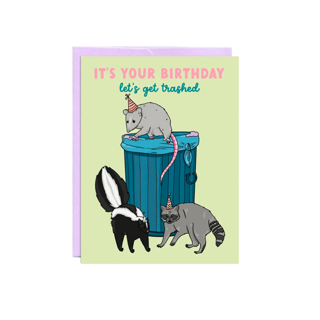 Trashed Birthday Birthday Card
