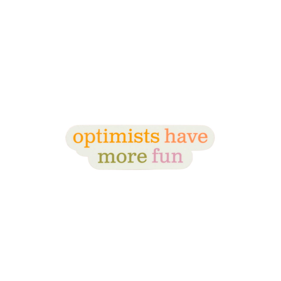 Optimistis Sticker