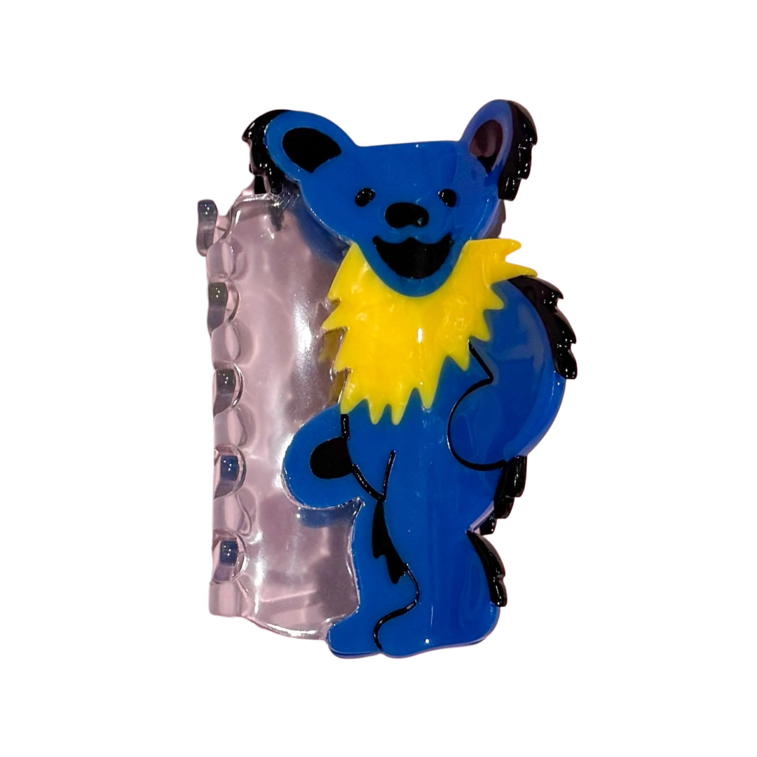 Grateful Dead Dancing Bear Hair Clip