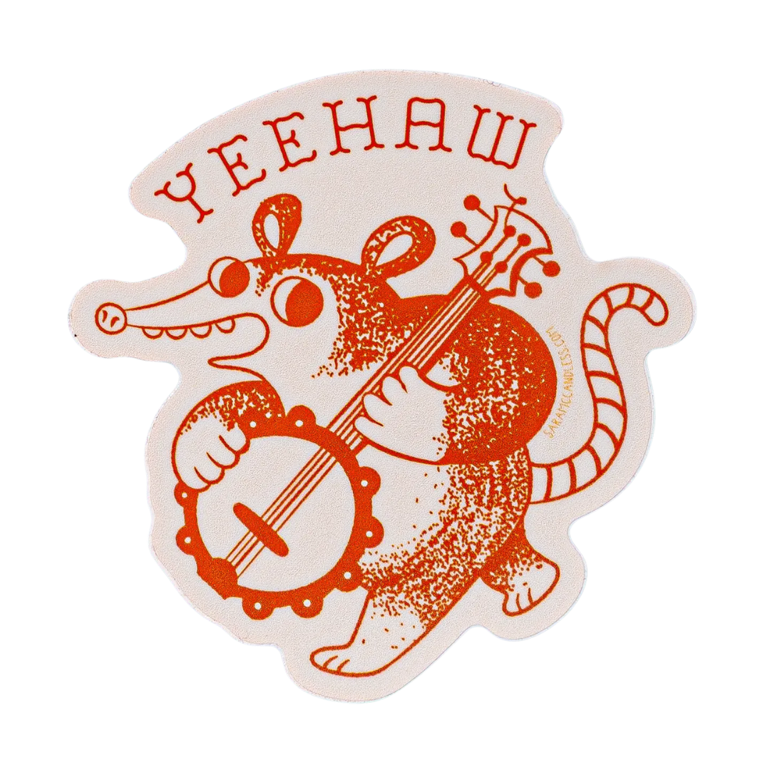 Banjo Possum Sticker