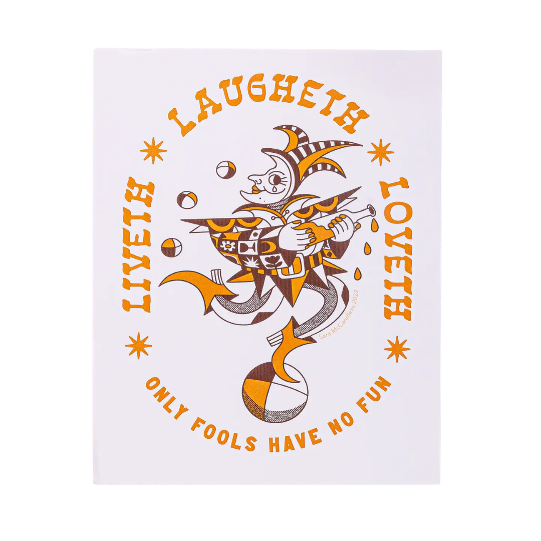 Liveth Laugheth Loveth Print 8" x 10"