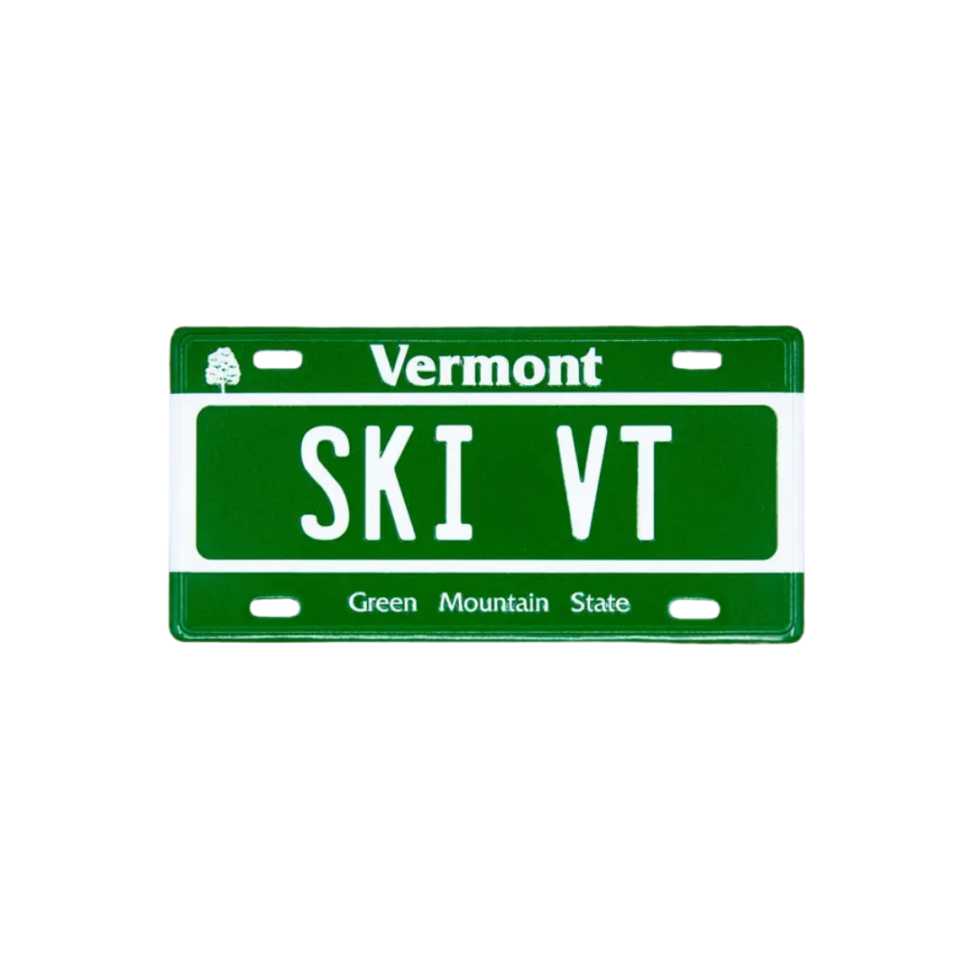 Ski Vt - Vermont License Plate Magnet