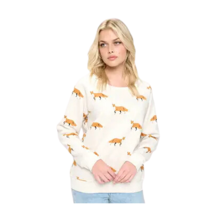 Fox All Over Print Sweatshirt