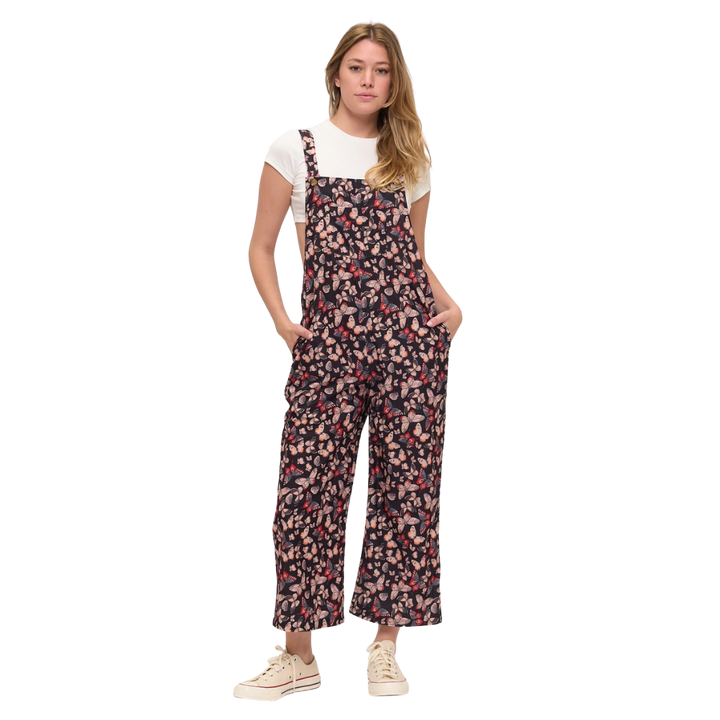 Midnight Butterflies Overalls