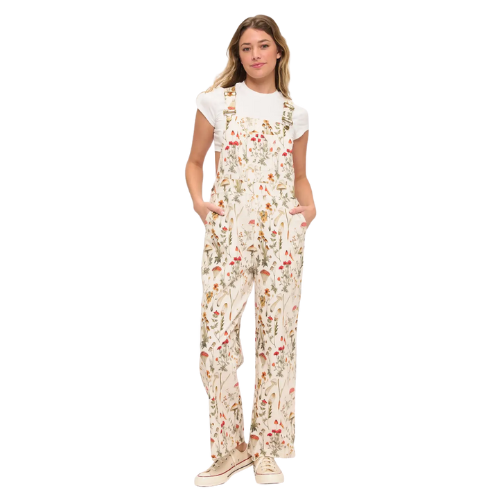Mushroom Meadows Overalls