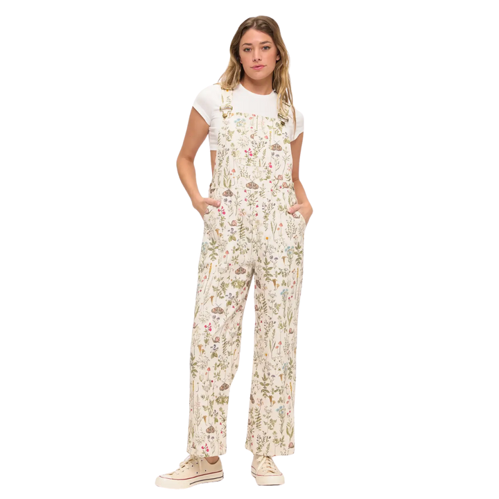 Moth and Meadow Floral Overalls