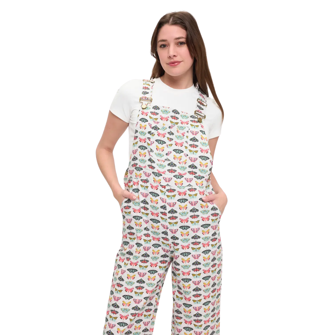 Colorful Butterfly Overalls