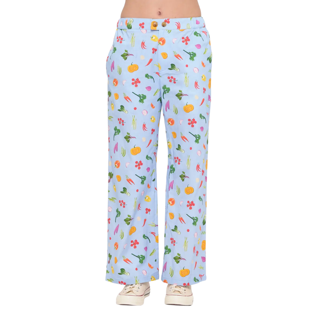 Colorful Garden Vegetables Pants
