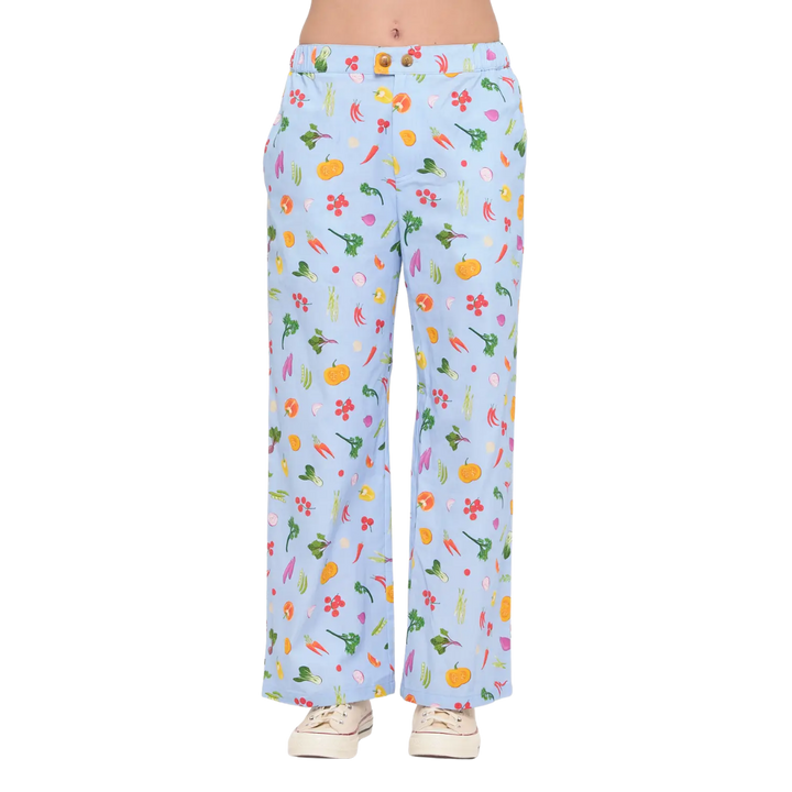 Colorful Garden Vegetables Pants