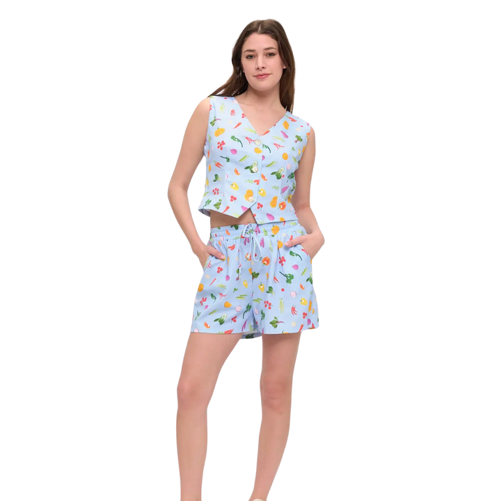 Colorful Garden Vegetables Vest