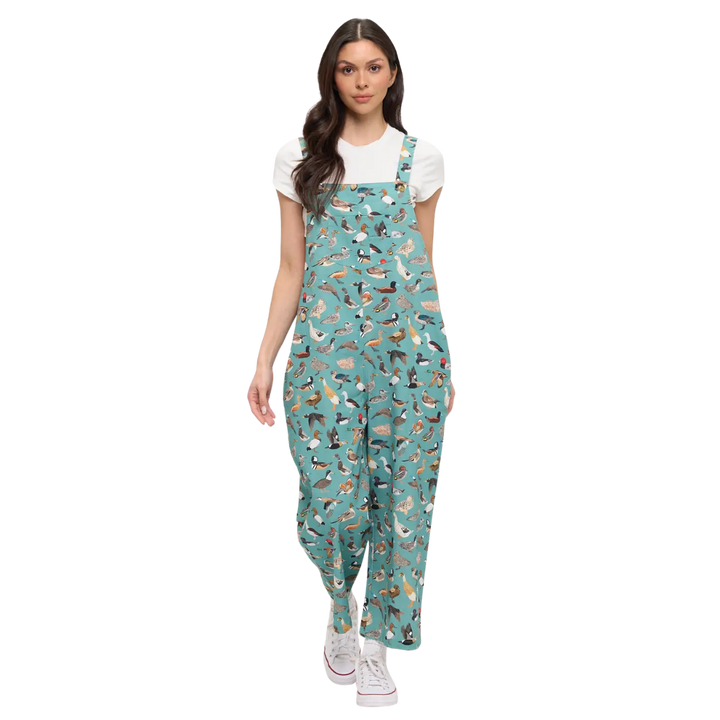 Colorful Ducks Pond Overalls