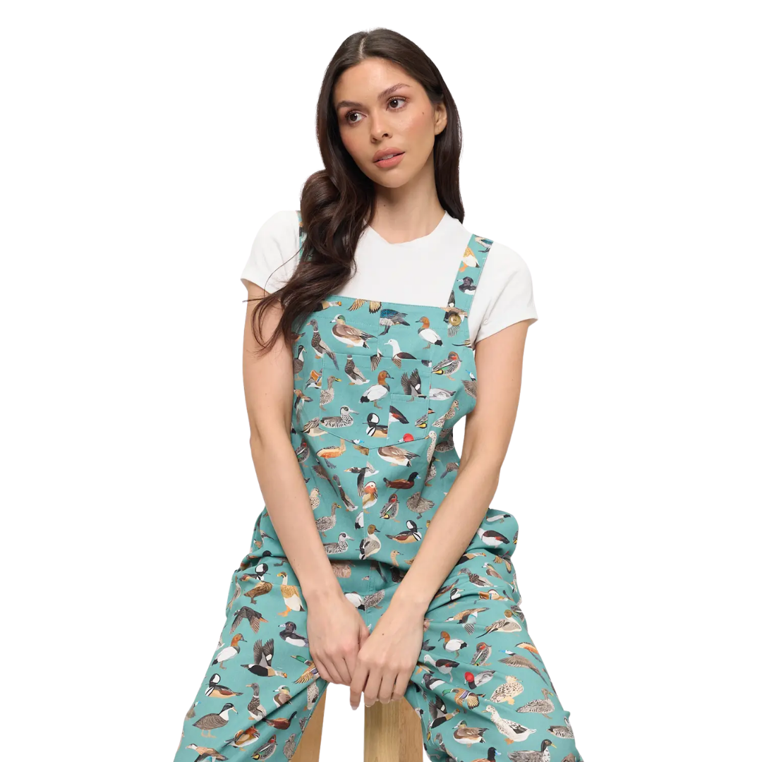 Colorful Ducks Pond Overalls