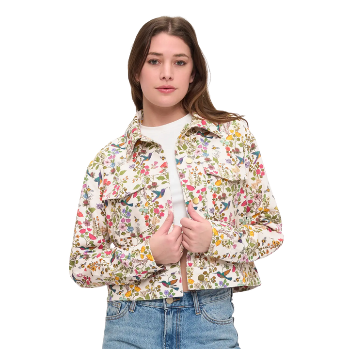 Floral Humming Bird Jacket