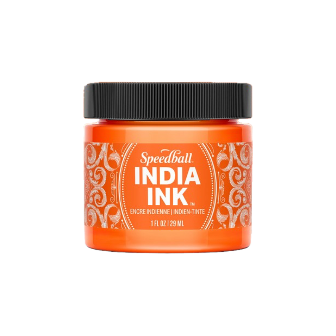 Speedball India Ink 1oz Citrine