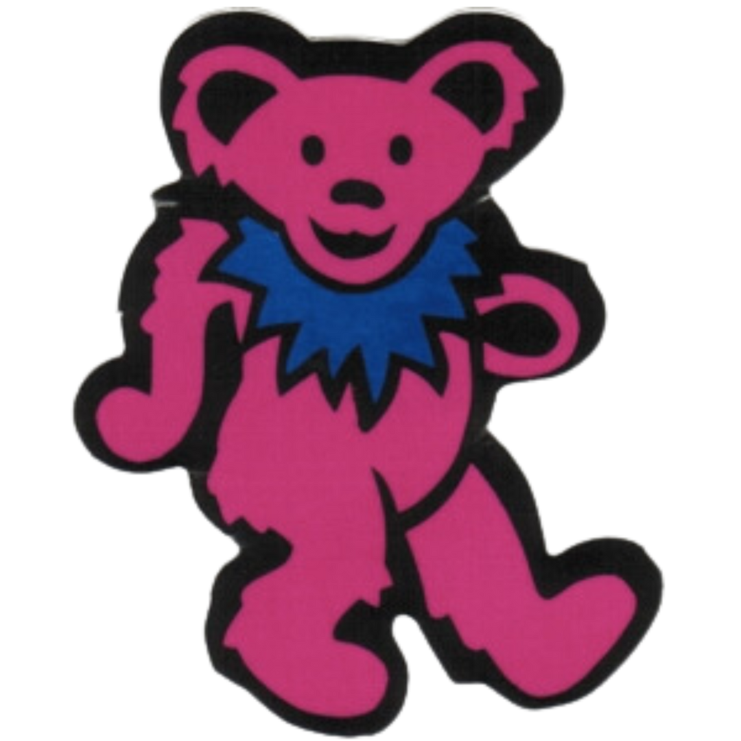 Bear with Necklace Sticker - Multiple Colors (2in)