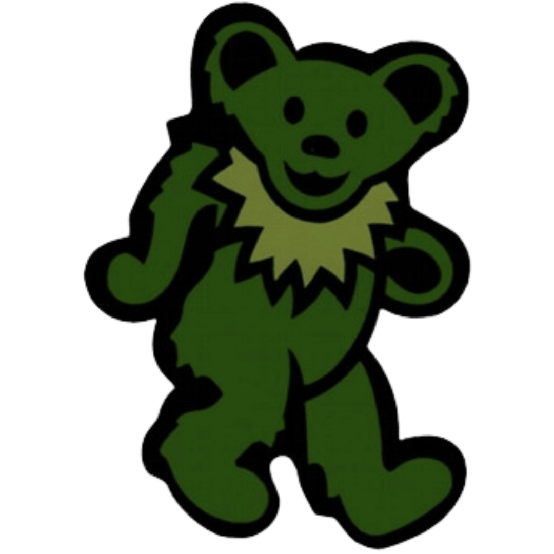 Bear with Necklace Sticker - Multiple Colors (3in)