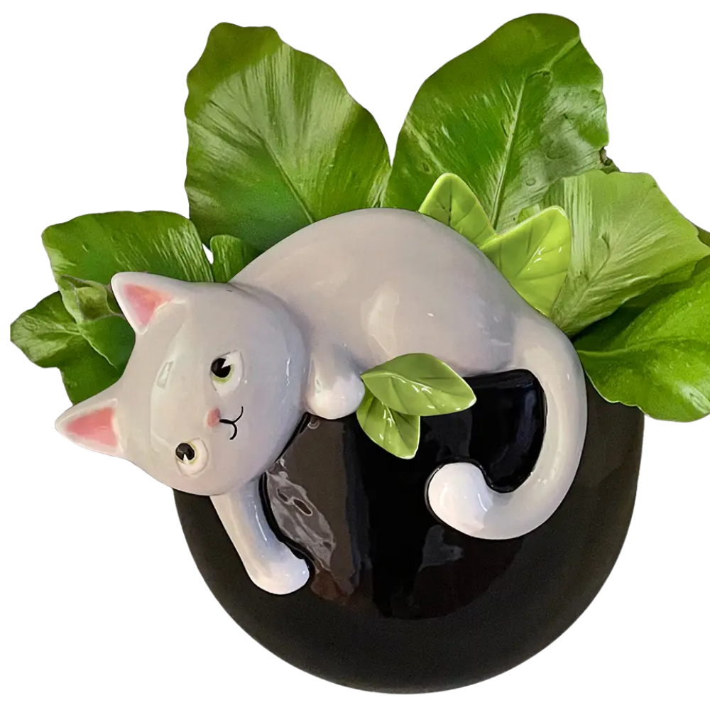 Peek-A-Boo Kitty Planter