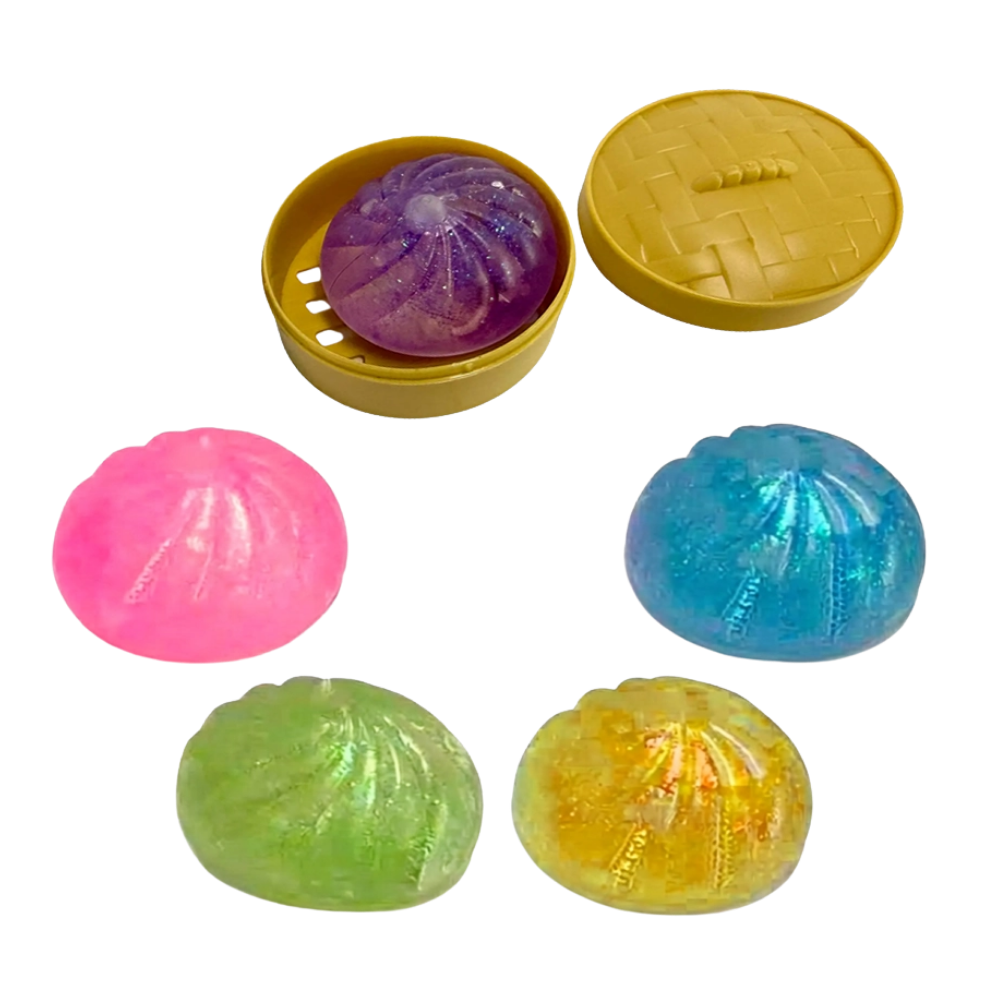 Mini Mystery Glitter Squish Dumplings