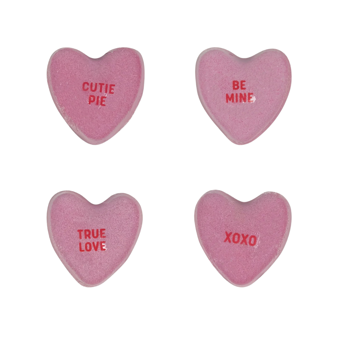 Sweet Candy Hearts Bath Bombs