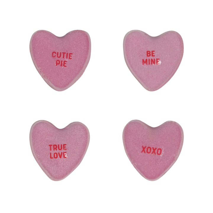 Sweet Candy Hearts Bath Bombs
