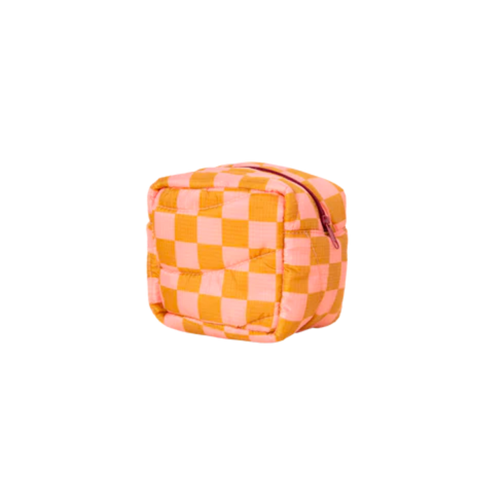 Checkered Puffy Mod Pouch