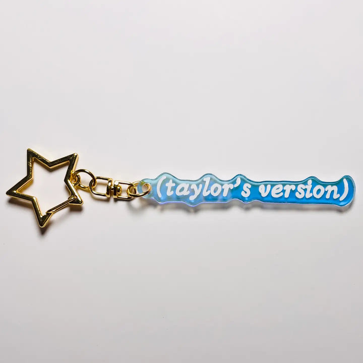Taylor’s Version Taylor Swift Holographic Acrylic Keychain