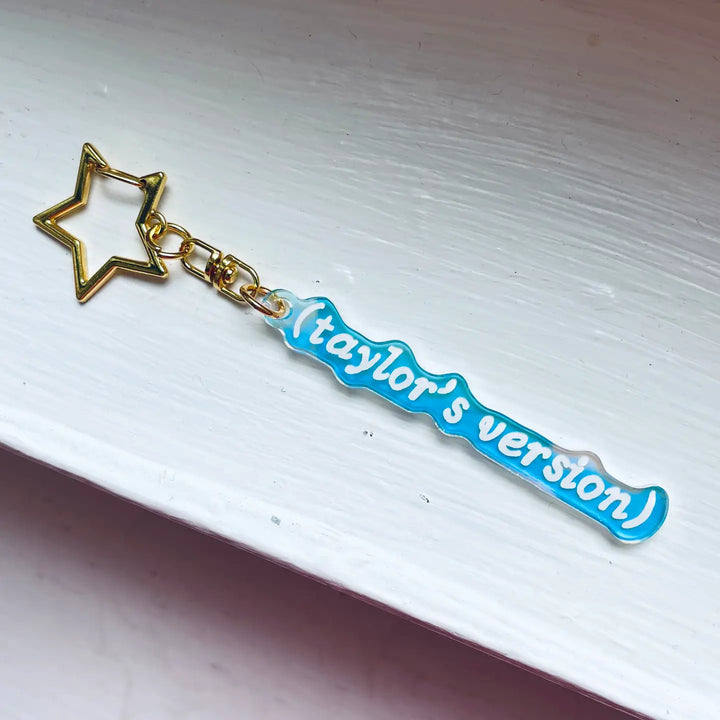 Taylor’s Version Taylor Swift Holographic Acrylic Keychain