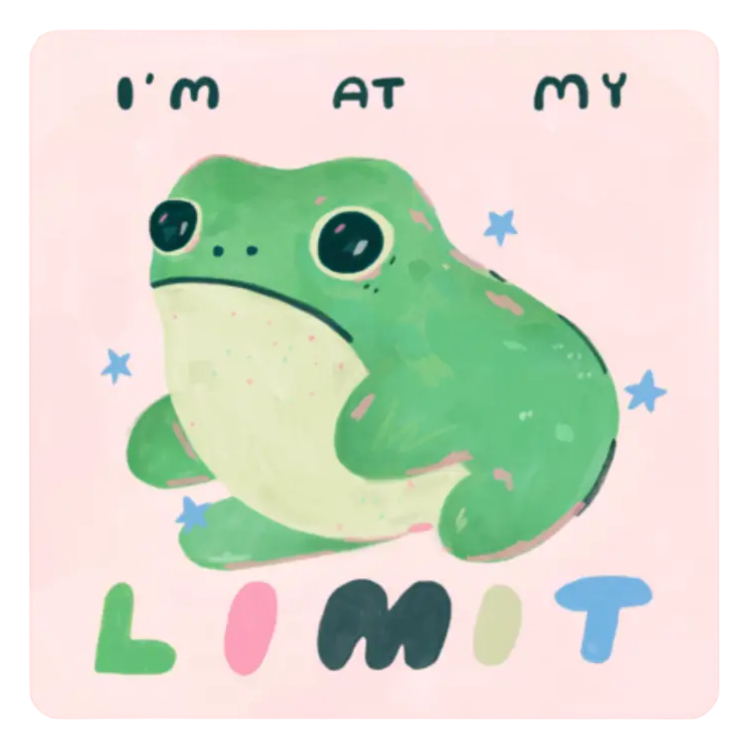 I'm At My Limit Sticker
