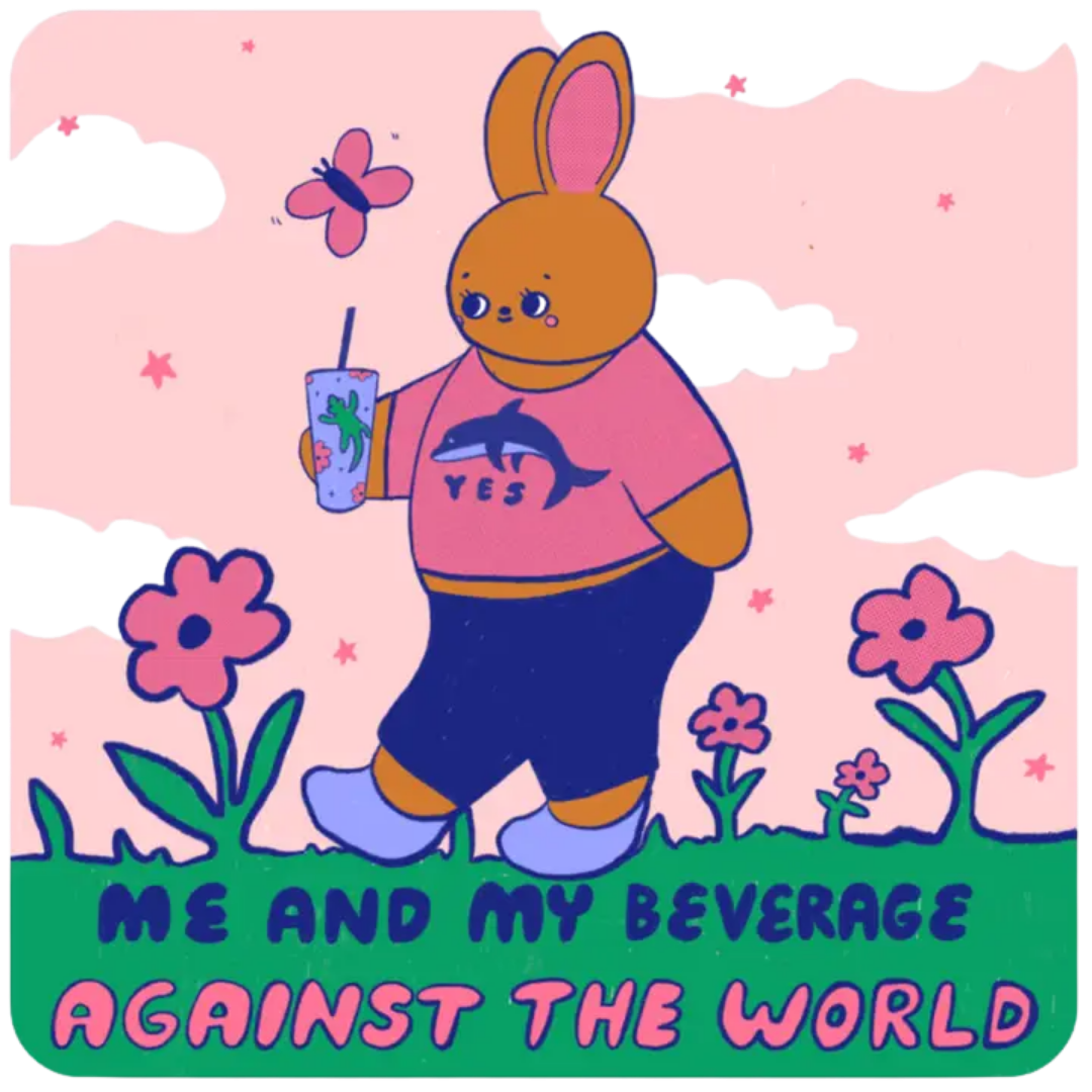 Me and My Beverage Sticker