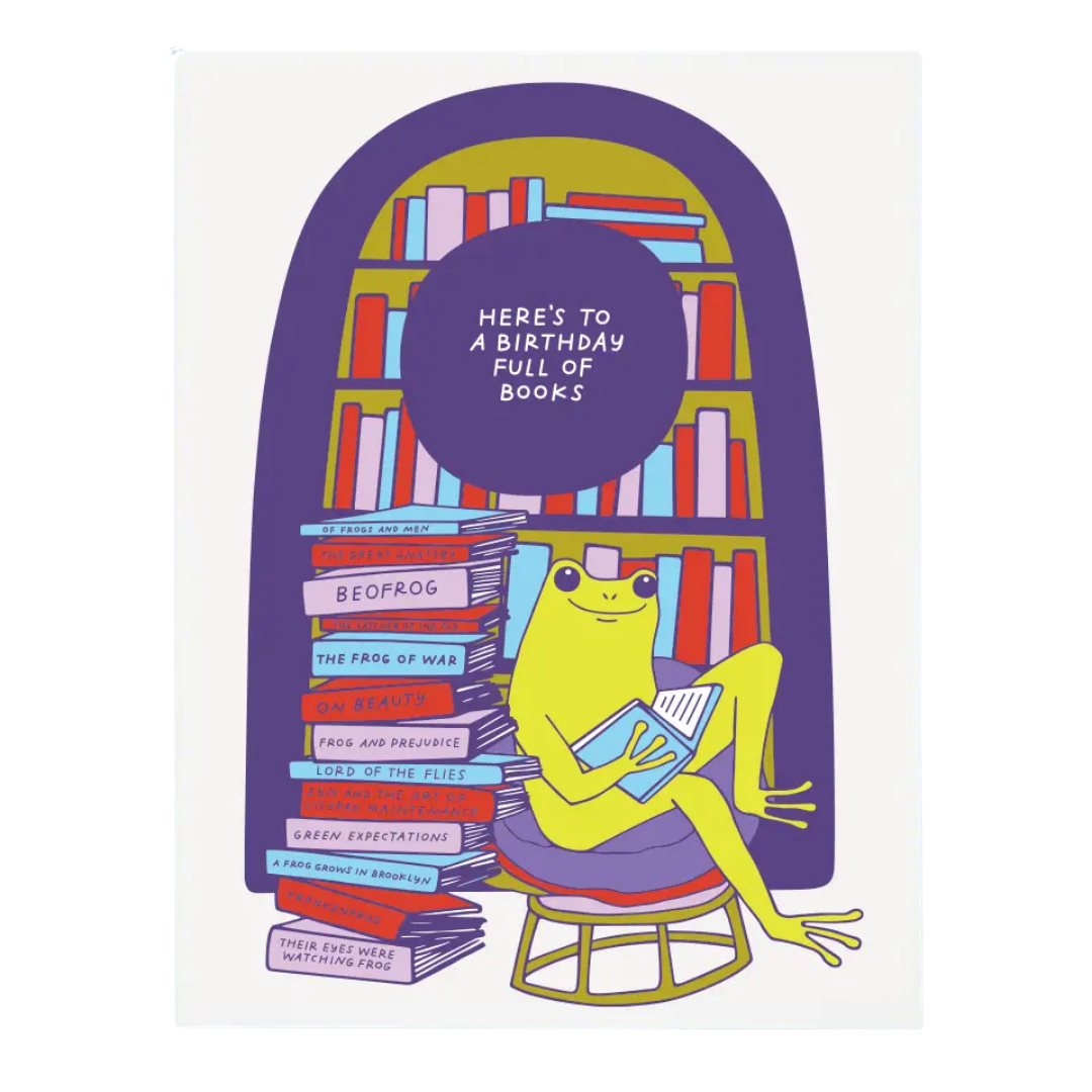 Book Birthday Card