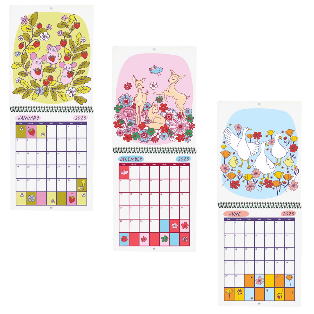 Forest Friends 2025 Calendar