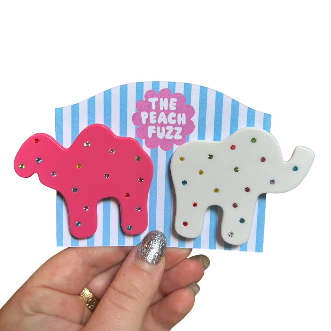 Animal Cracker Hair Clip Set