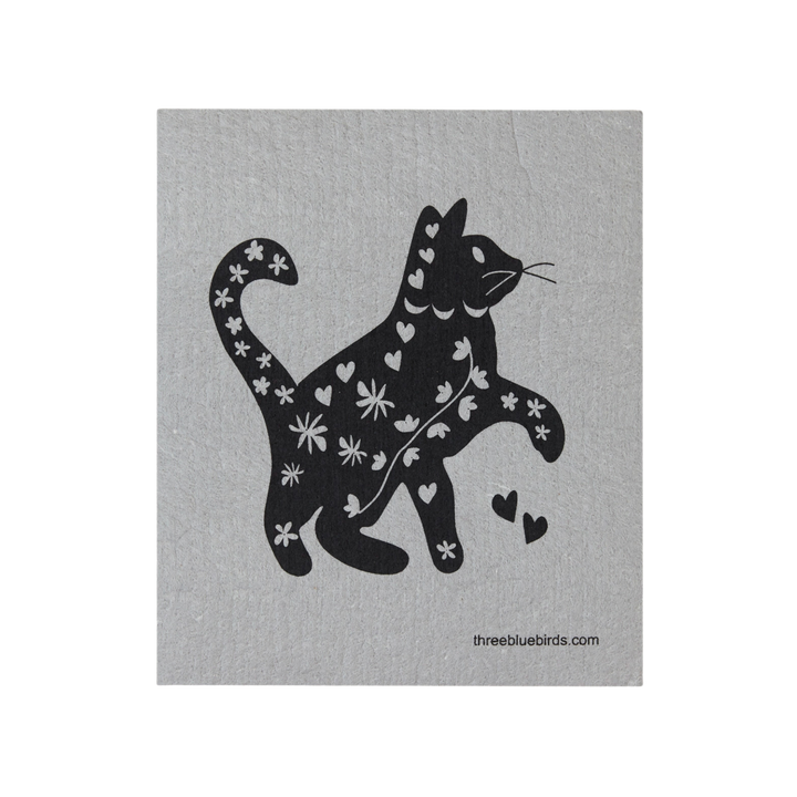 Cool Cat Swedish Dishcloth