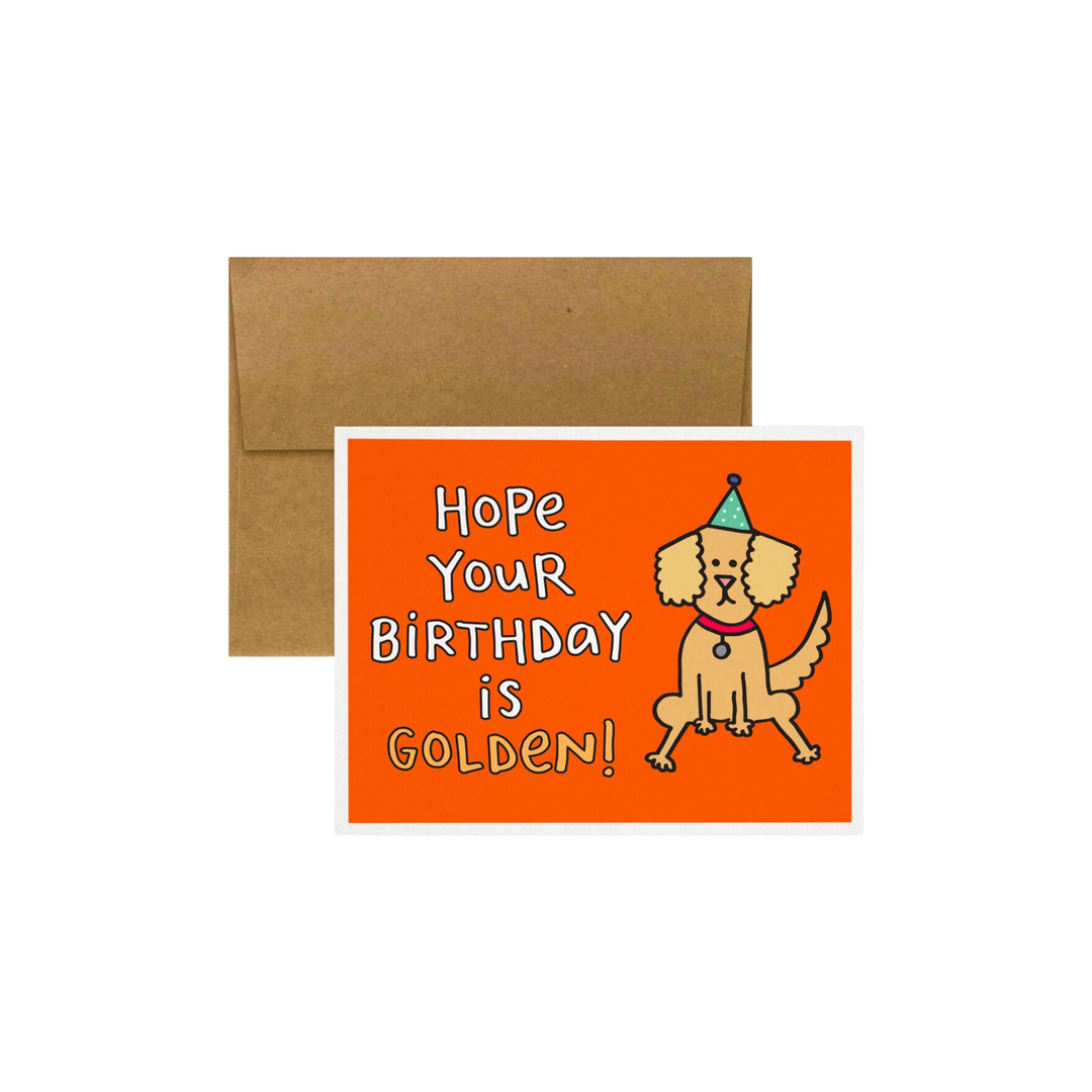 Hope Your Birthday is Golden! Card
