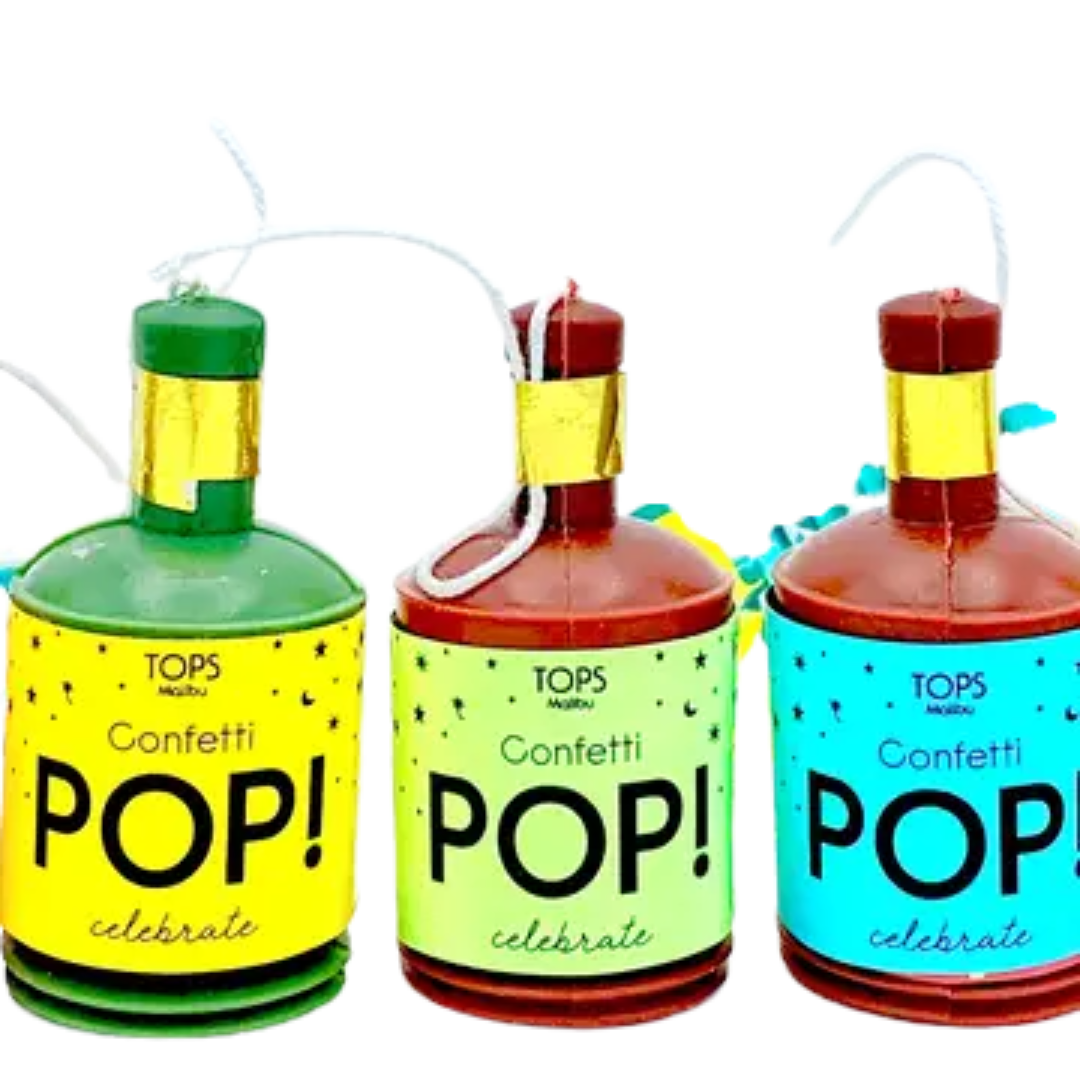 Confetti Pop! Streamers- Multi-Color- Set of 12