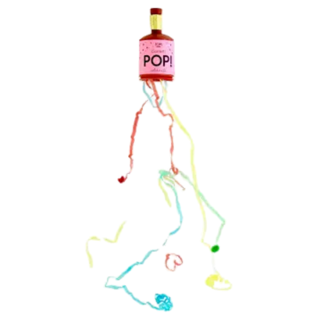Confetti Pop! Streamers- Multi-Color- Set of 12