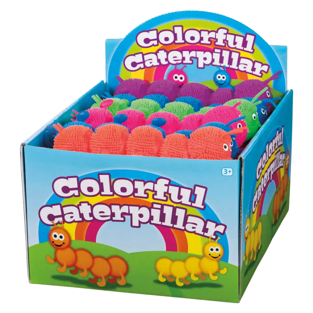 Colorful Caterpillar Squish Toy
