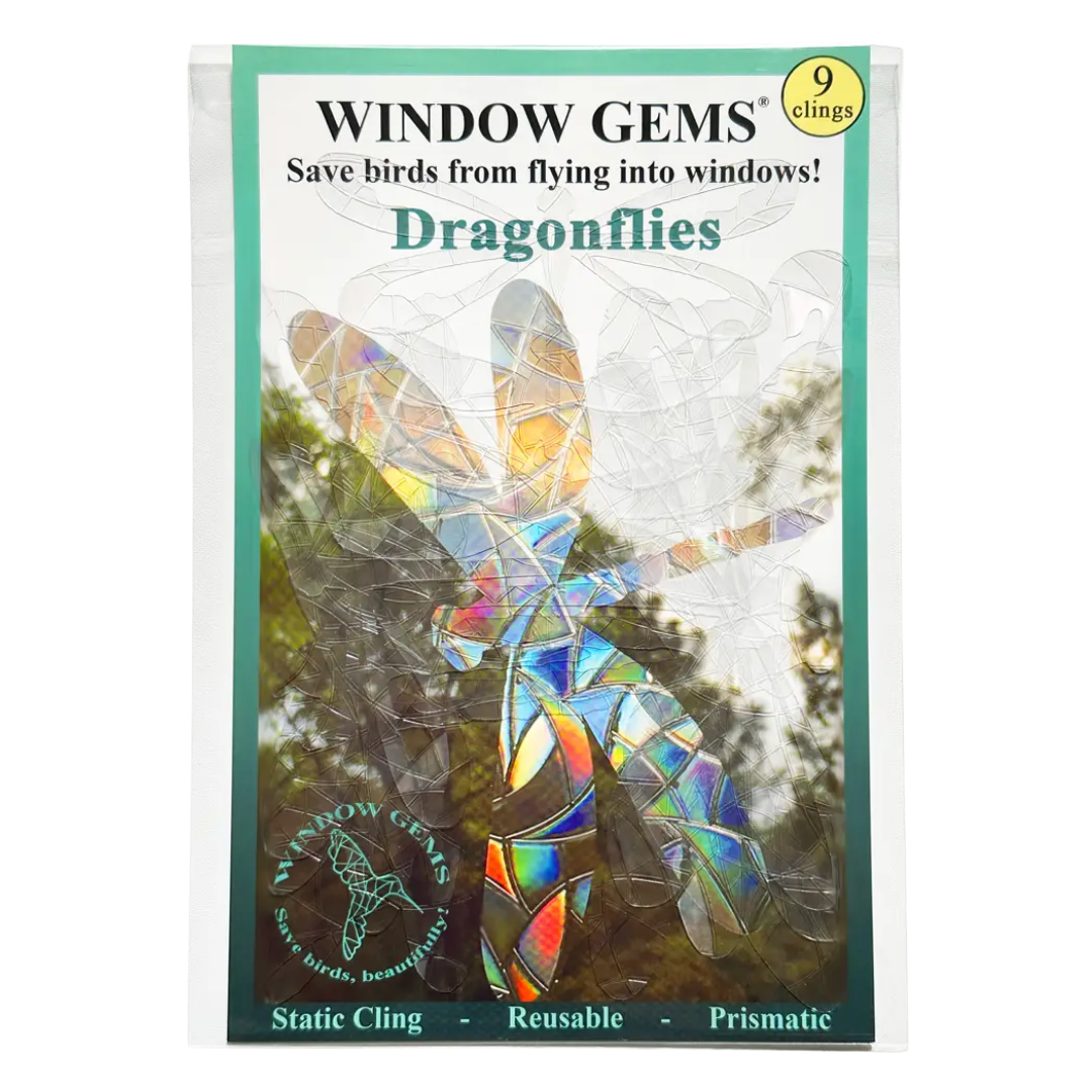 Prismatic Dragonfly Window Clings (9ct)