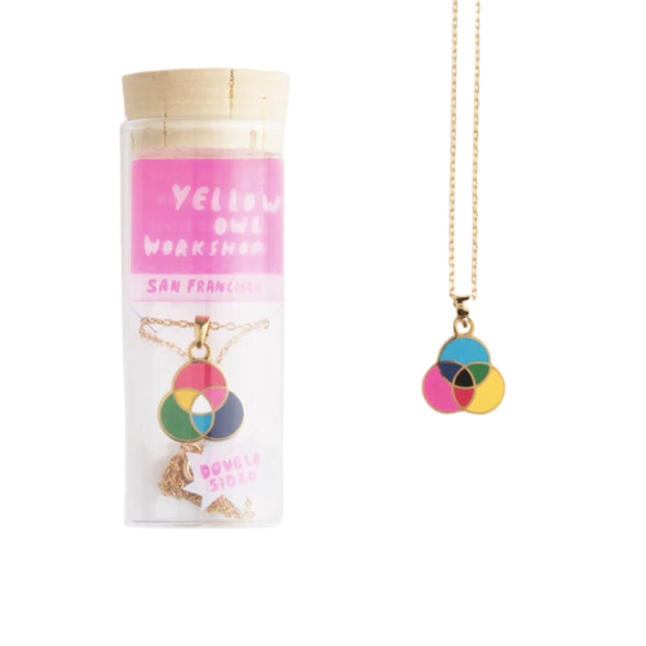 RGB CMYK Color Wheel - Double Sided Pendant