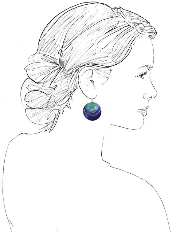 Watercolor Mella Earrings