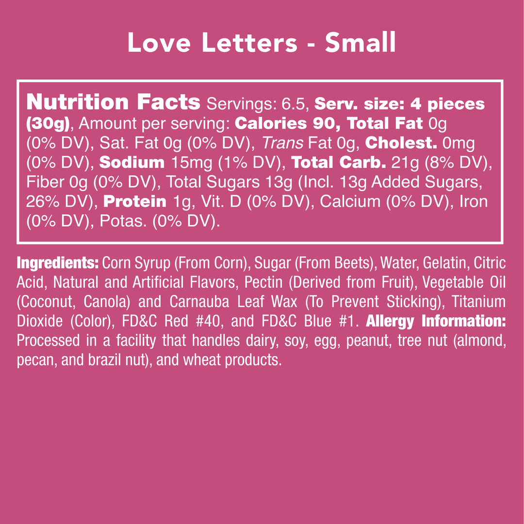 Love Letters Candy
