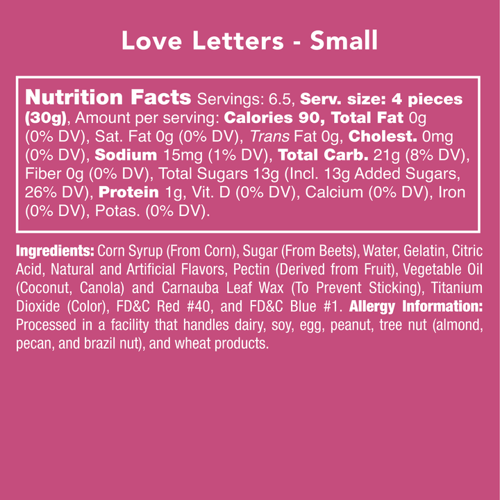 Love Letters Candy