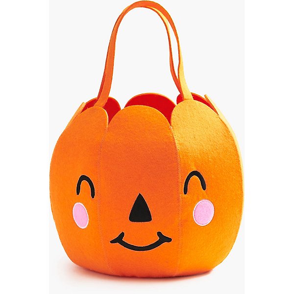 Pumpkin Felt Trick or Treat Bag