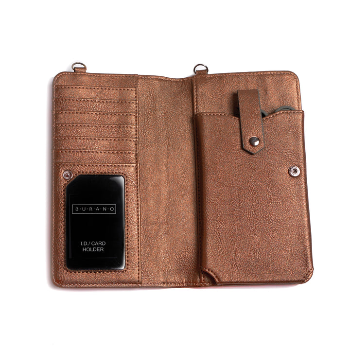 Convertible wallet - Cognac
