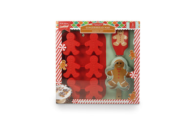 Gingerbread Man Cookie & Cupcake Baking Set